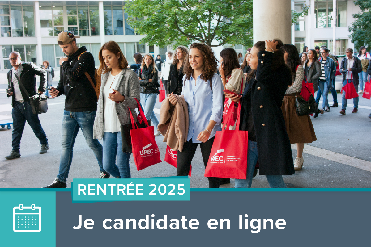 Rentrée 2025 - Candidatures à l'UPEC